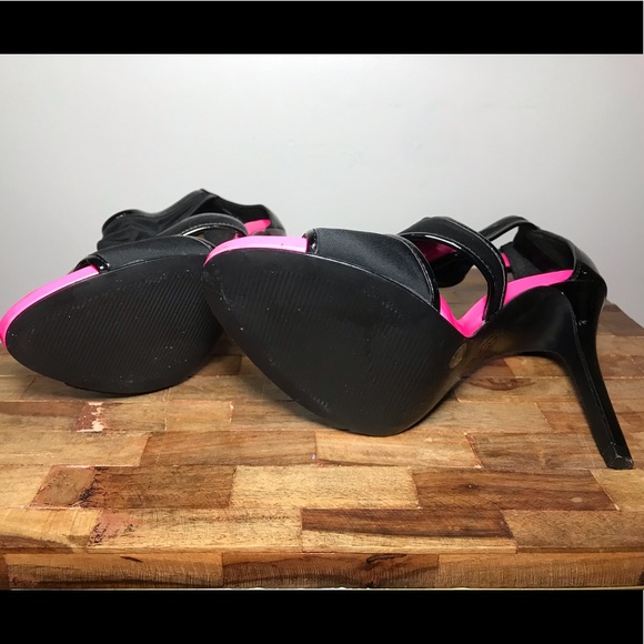 BCBG Aindie Runway Paris Stilhetto Neon Hot Pink - Picture 4 of 5